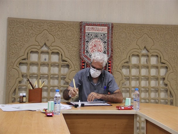 کارگاه اموزشی خوشنویسی اشک قلم برگزار شد+تصاویر