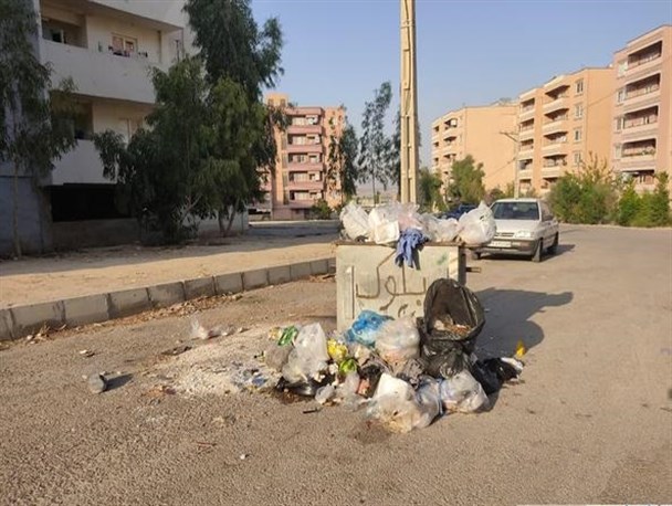 مسکن مهر فیروزآباد شیراز، در محاصره زباله‌ها+تصاویر