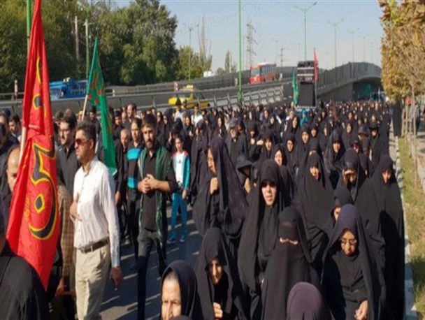 برگزاری مراسم عزاداری جاماندگان اربعین در کرمانشاه