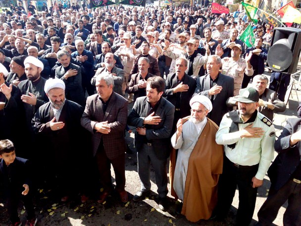 اجتماع عزاداران حسینی در نمین برگزار شد+تصاویر
