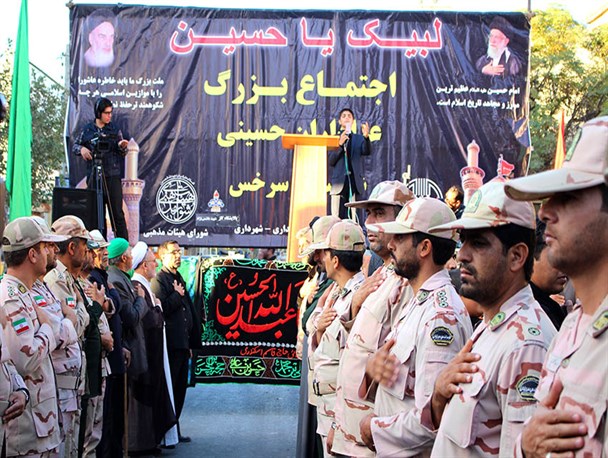 اجتماع عزاداران حسینی در سرخس برگزار شد+ تصاویر