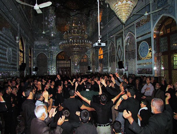 عزاداری هیات رزمندگان گرگان در شب تاسوعای حسینی(ع)+تصاویر