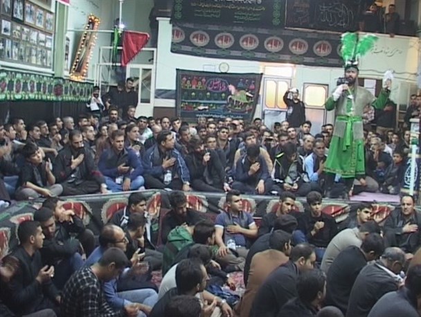 مداحی بسیار زیبا در زورخانه + فیلم