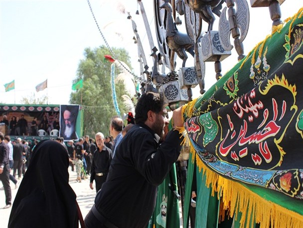 مراسم عزاداری تاسوعای حسینی در کازرون برگزار شد