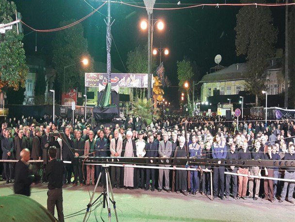 تجمع بزرگ عزاداران حسینی در رودسر برگزار شد +تصاویر