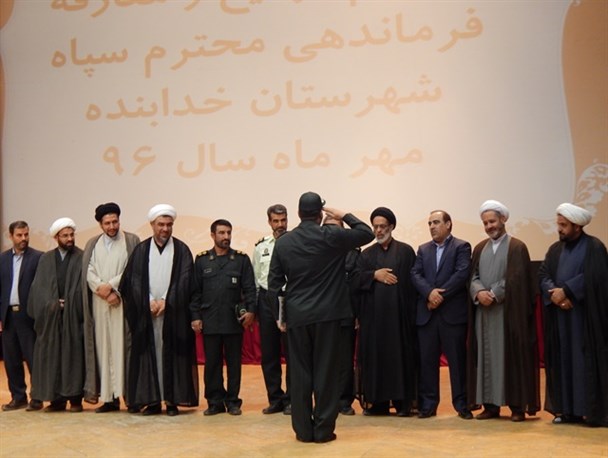 اکبری فرمانده جدید سپاه خدابنده شد+تصاویر