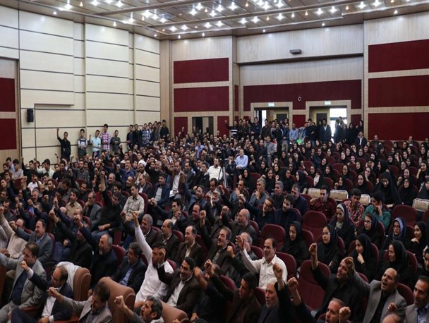 همایش گرامیداشت شهدای مدافع حرم و شهید محسن حججی در دانشگاه بناب برگزار شد+ تصاویر