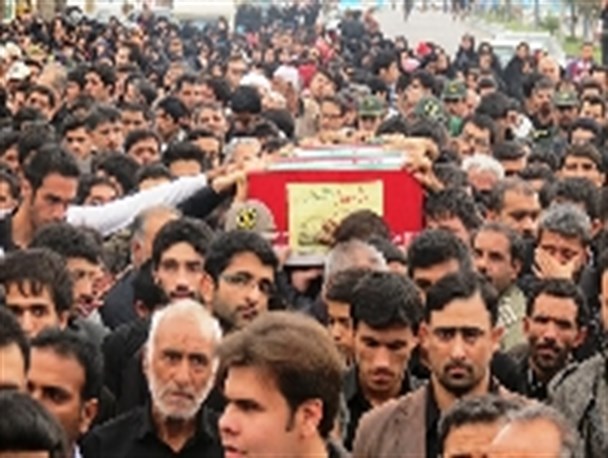 حدود 20 هزار گالیکشی در تشییع دو شهید گمنام