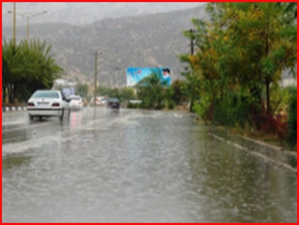آغاز اولین بارش باران پاییزی در تفت