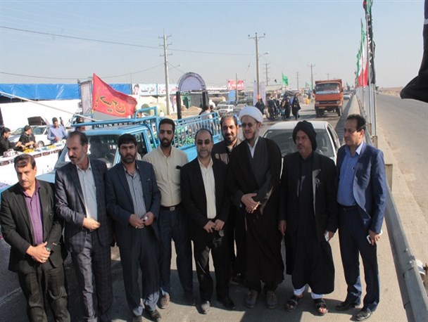 بازدید از مواکب مستقر شهرستان کارون در مرز چذابه +تصاویر