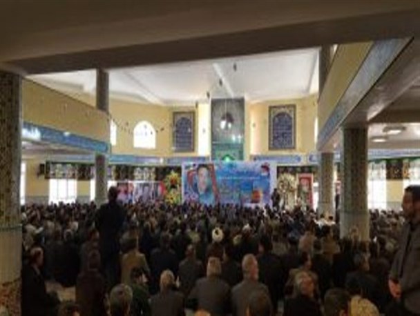 مراسم یادبود شهید مدافع حرم؛ سردار ذاکر حیدری در زادگاهش ورزقان