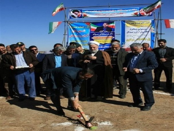 کلنگ‌زنی دو طرح حوزه راه و شهرسازی آران و بیدگل