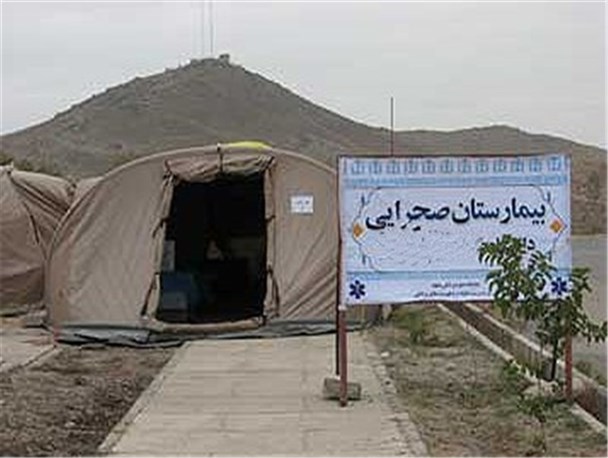 راه اندازی بیمارستان تخصصی صحرایی در شهرستان رودبار جنوب