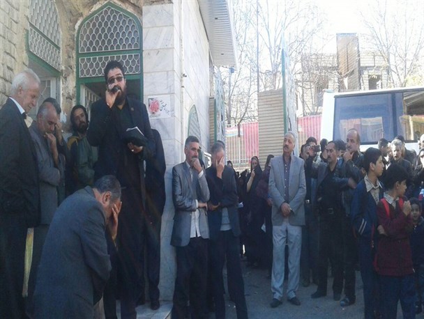 چاوشی خوانی مسافران اربعین در خوانسار+ تصاویر