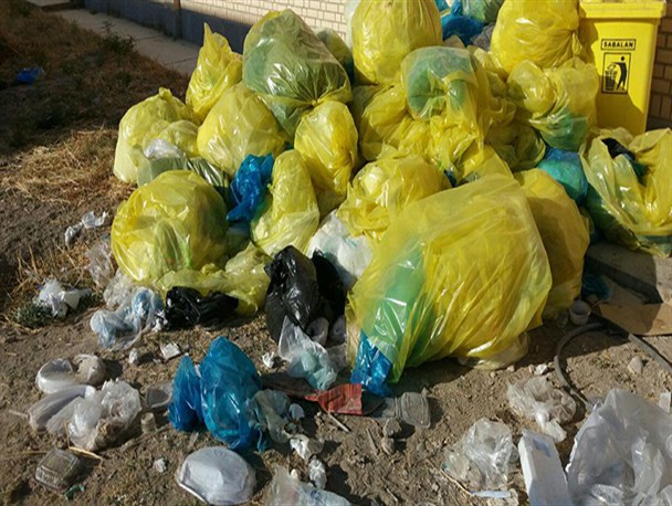 رهاسازی زباله های بیمارستانی در نگین زاگرس