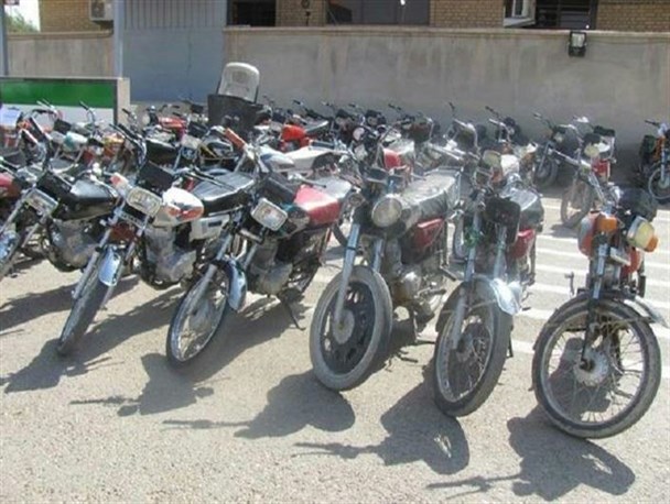 33 دستگاه موتورسیکلت متخلف توقیف شد