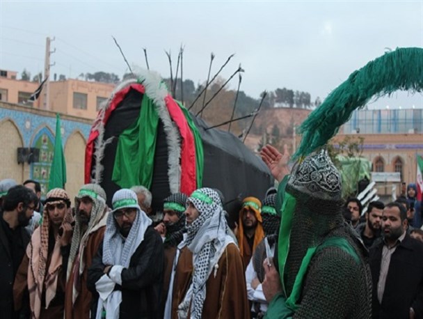 مراسم تشییع نمادین امام حسن مجتبی(ع) در پیشوا برگزار شد + تصاویر
