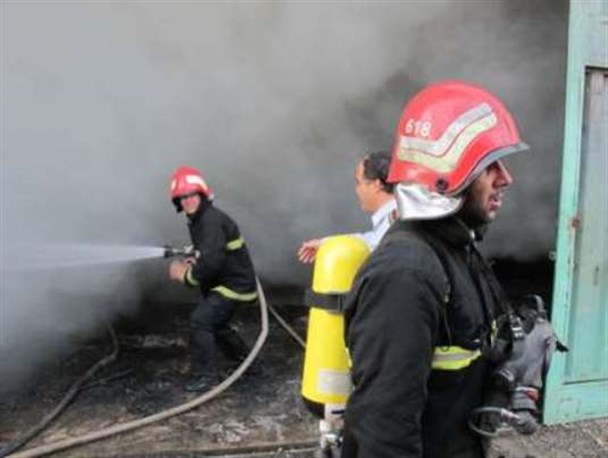 مهار آتش سوزی در دودج زرقان