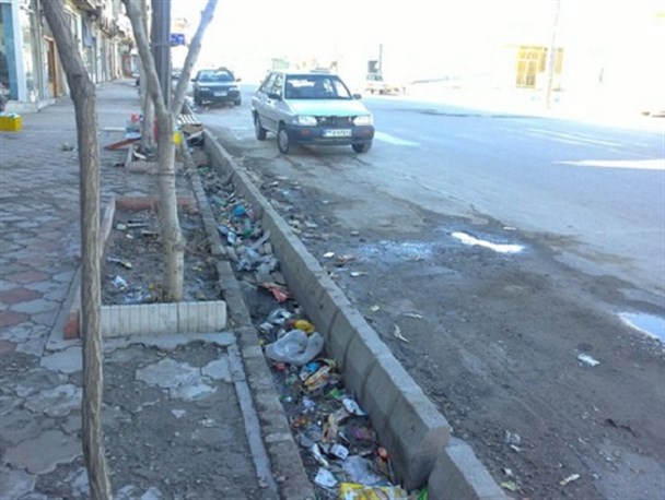 جوی آب جای زباله نیست!