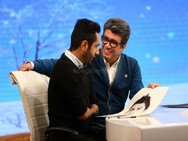 هنرمندی معلول کهگیلویه وبویراحمدی در برنامه حالا خورشید / مسئولان به جای حمایت بیشتر سیاسی کاری می کنند+تصاویر
