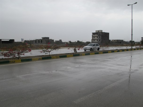 بارش اولین باران زمستانی در پارسیان