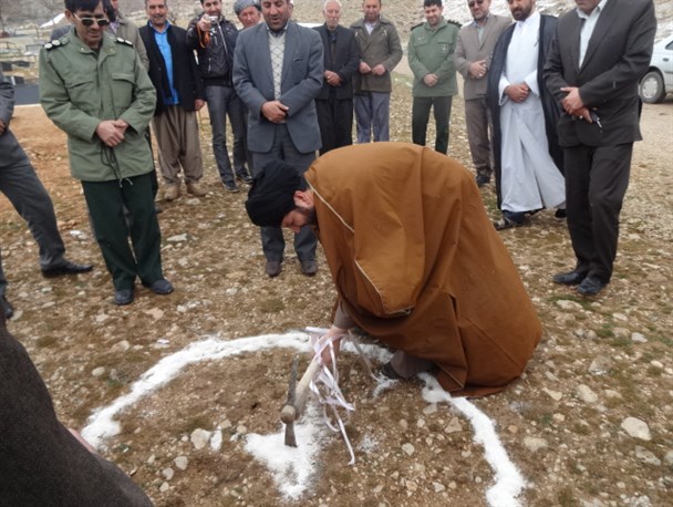 پایگاه مقاومت شهدای کلی کلی سیروان کلنگزنی شد