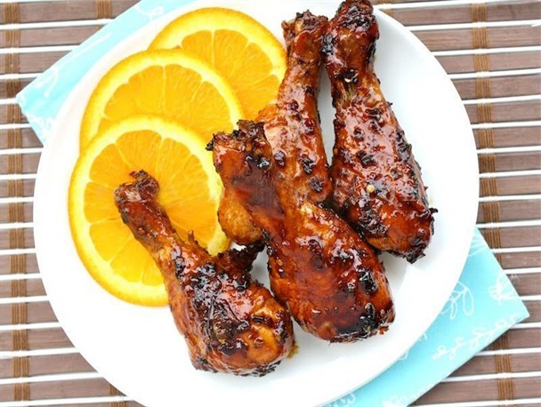 طرز تهیه مرغ پرتقالی