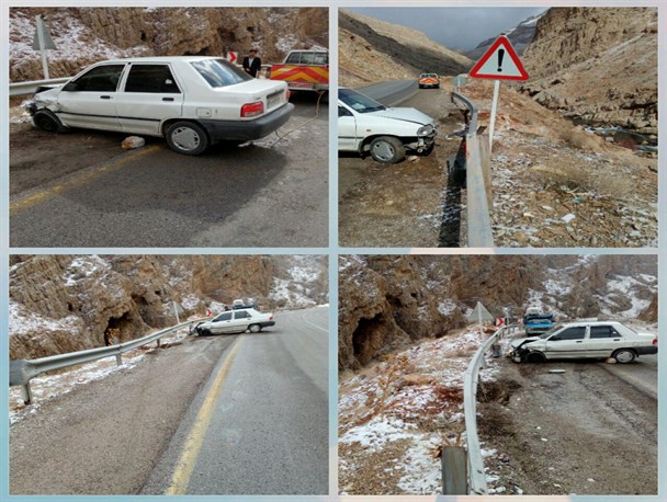 گاردریل جان راننده پراید را نجات داد