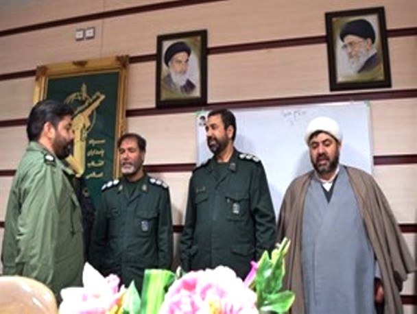 مراسم تودیع و معارفه هفتمین فرمانده گردان امام حسین(ع) نیشابور
