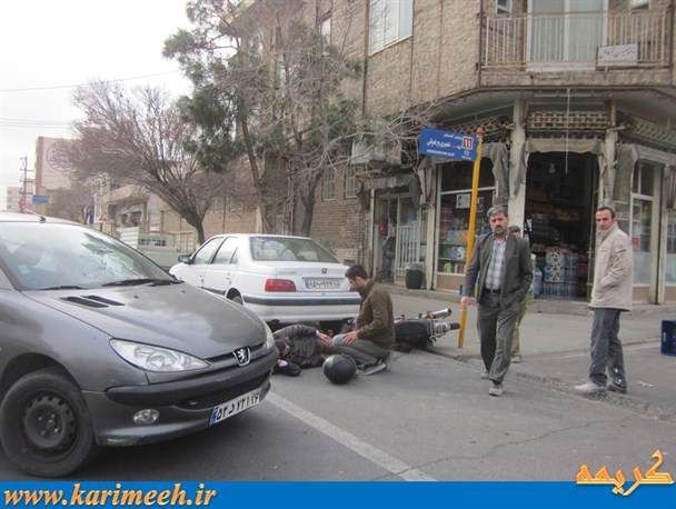 کلاه ایمنی، جانِ جوان قمی را نجات داد+تصاویر