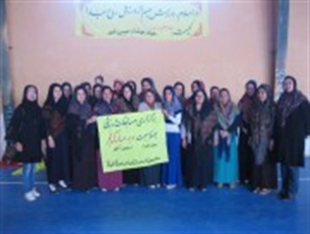 برگزاری مسابقات ورزشی بانوان گمیشانی جام فجر + تصاویر