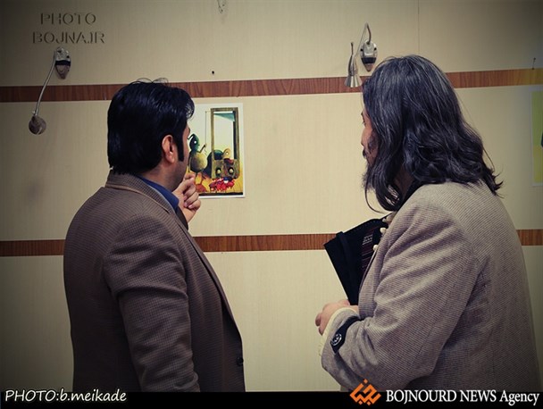 گزارش تصویری نمایشگاه مشترک کاریکاتور هنرمند بجنوردی و اردبیلی