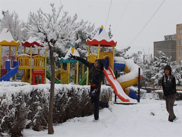 برف و سرما در آبیک