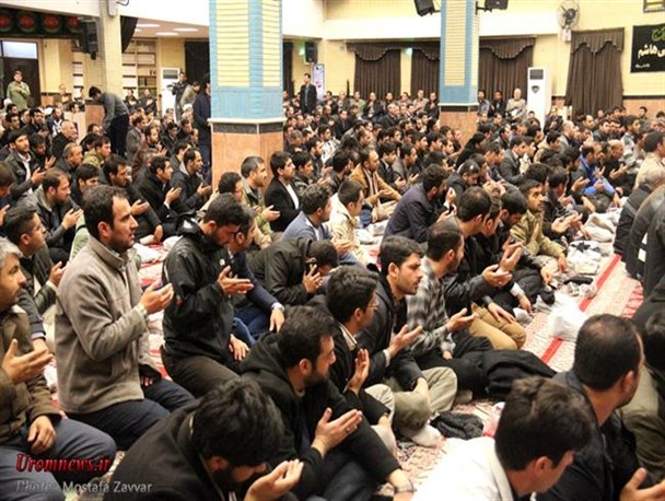 بزرگداشت شهدای مدافع حرم در حسینیه اعظم علی بن موسی الرضا(ع) ارومیه