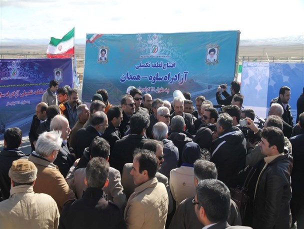 رئیس جمهور از طریق ویدئو کنفرانس آزادراه همدان - ساوه را افتتاح کرد+تصاویر