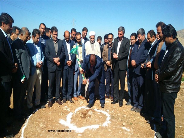 مرکز آتش نشانی شهر خومه زار کلنگ زنی شد