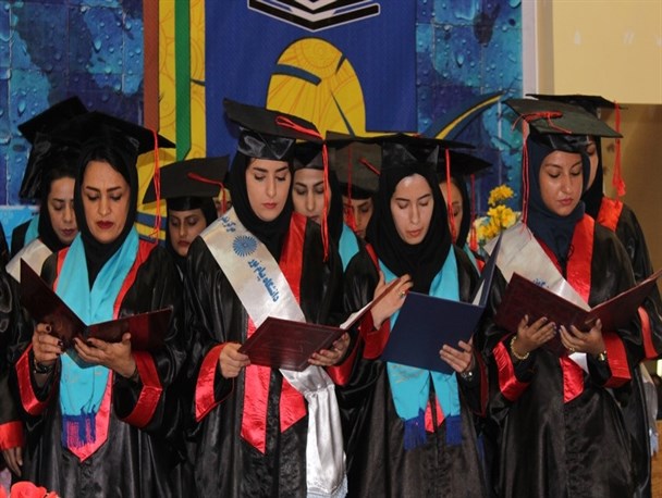 جشن دانش‎آموختگی دانشگاه‎های پیام نور غرب گلستان در کردکوی+تصاویر