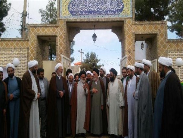 افتتاح فاز اول حوزه علمیه جعفریه قدیمه قاین با حضور آیت الله مصباح آملی