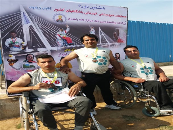 درخشش ورزشکاران معلول بندر دیر در مسابقات کشوری