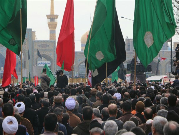 اجتماع عزاداران فاطمی در مشهد