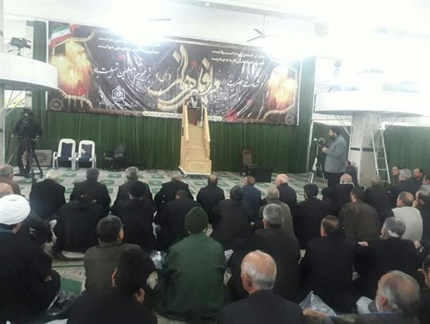 مراسم شهادت حضرت زهرا (س) در کرمانشاه برگزار شد