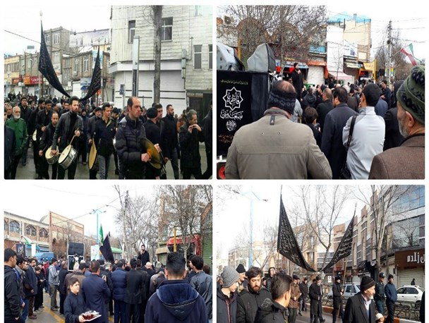 "لبیک یا فاطمه زهرا" اردبیل را فراگرفت