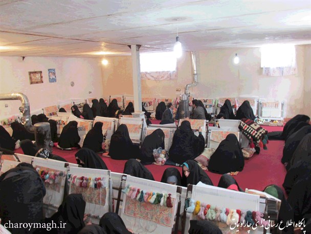 تصاویر /افتتاح بزرگترین آموزشگاه قالی بافی شهرستان چاراویماق