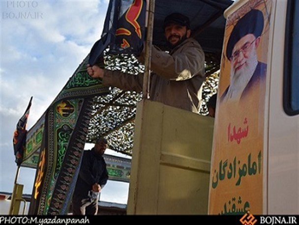 آماده سازی ماشین حمل شهدای گمنام دربجنورد