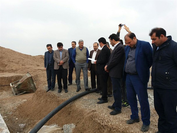 بازدید رییس سازمان امور عشایر کشور از مجتمع آبرسانی احمدلوی اصلاندوز+تصاویر