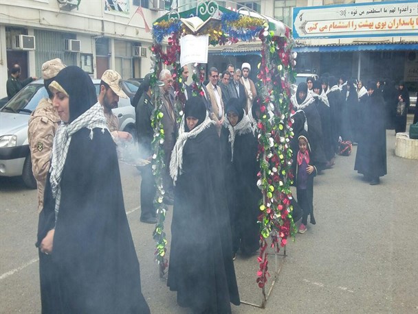 اعزام ۳۱۲ نفر از خواهران بسیجی شهرستان به مناطق عملیاتی جنوب کشور