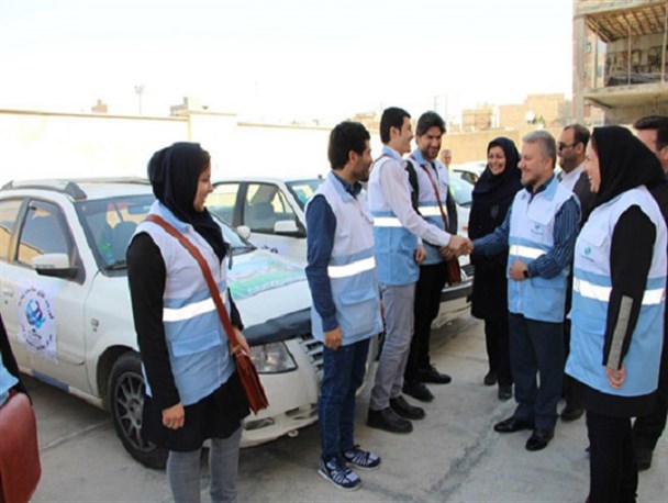 برگزاری مانور بسیج سلامت نوروزی در بهارستان