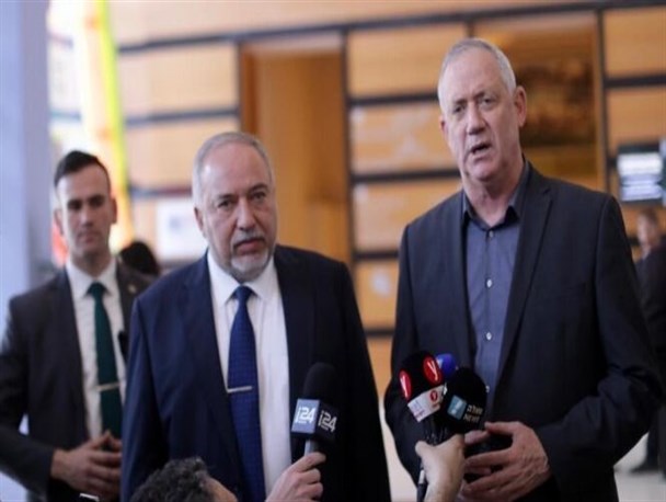 توافق گانتس و لیبرمن برای حذف نتانیاهو از قدرت