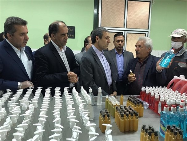 تولید ژل و محلول ضدعفونی کننده در استان بوشهر آغاز شد