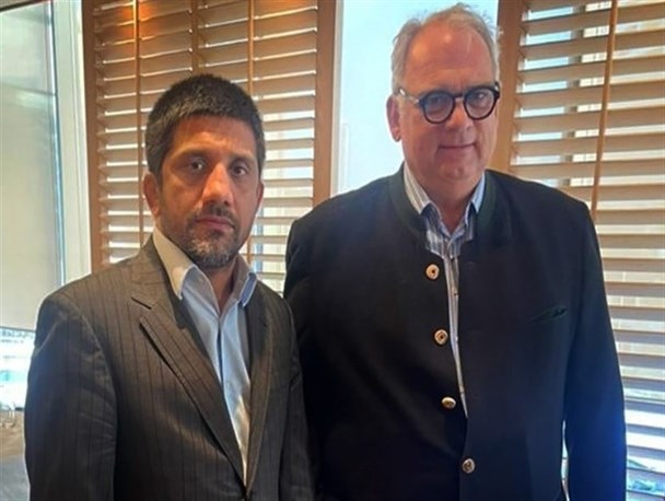 دیدار رئیس فدراسیون کشتی با رئیس اتحادیه جهانی در صربستان